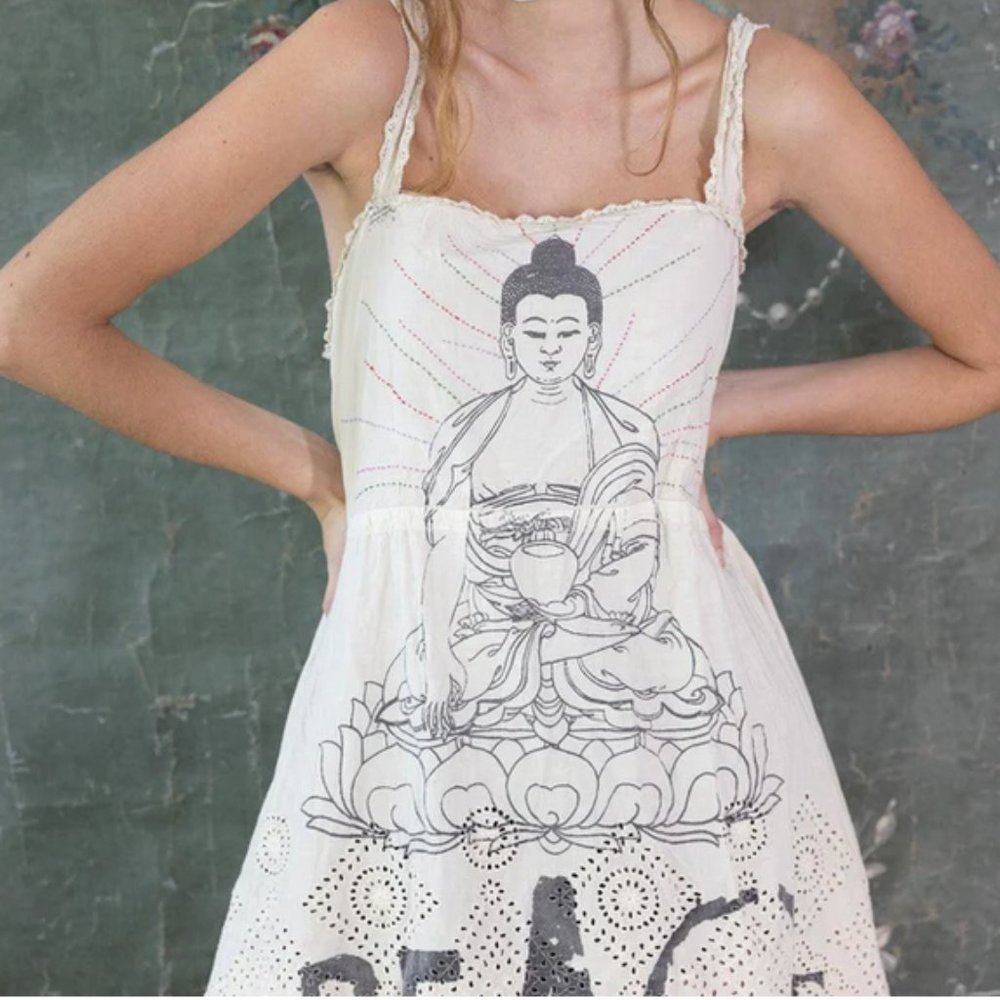 Magnolia Pearl EYELET Tevy PEACE Tank Dress